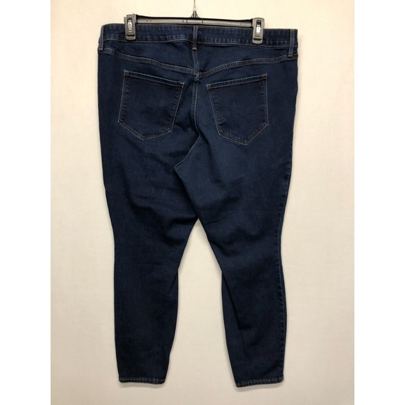 Old Navy Women Mid Rise Pop Icon Skinny Jeans Size 20 Blue Denim B242 -27 - Picture 12 of 15
